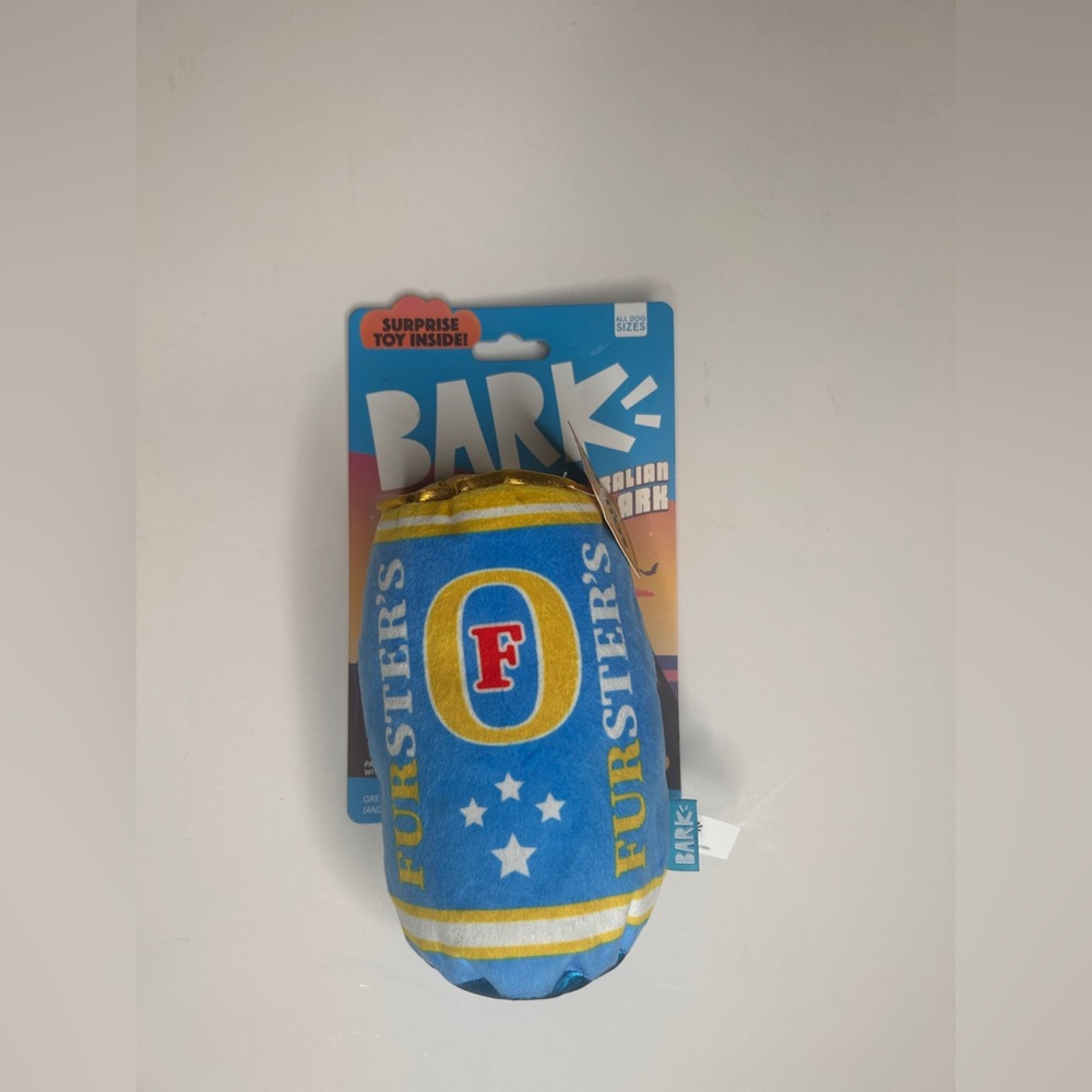 Bark Furster’s Drinkin’ Down Under  Dog Plush Toy - Picture 4 of 10